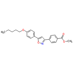 Methyl 4-[5-(4-pentoxyphenyl)-1,2-oxazol-3-yl]benzoate