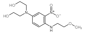 2-[N-(2-hydroxyethyl)-4-(2-methoxyethylamino)-3-nitroanilino]ethanol