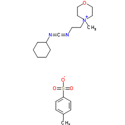 N-cyclohexyl-N-[2-(4-methyl-1-oxa-4-azoniacyclohex-4-yl)ethyl]methanediimine,4-methylbenzenesulfonic acid