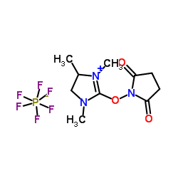 2-(2,5-dioxopyrrolidin-1-yloxy)-1,3-dimethyl-3,4,5,6-tetrahydropyrimidin-1-ium hexafluorophosphate