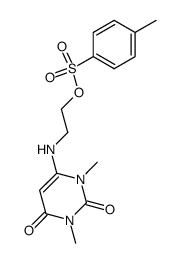 1,3-dimethyl-6-[2-(p-toluenesulfonyloxy)ethylamino)-2,4(1H,3H)-pyrimidinedione 第1张