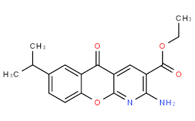 CAS:68301-99-5 ethyl 2-amino-5-oxo-7-propan-2-ylchromeno[2,3-b]pyridine-3-carboxylate 第1张