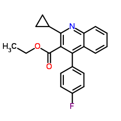 CAS:148516-11-4 Ethyl 2-cyclopropyl-4-(4-fluorophenyl)-quinolyl-3-carboxylate 第1张