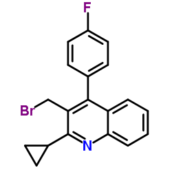 3-(Bromomethyl)-2-cyclopropyl-4-(4-fluorophenyl)quinoline