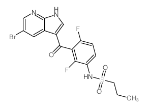 N-(3-(5-Bromo-1H-pyrrolo[2,3-b]pyridine-3-carbonyl)-2,4-difluorophenyl)propane-1-sulfonamide