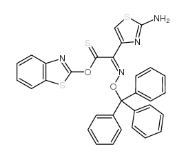 (Benzothiazol-2-yl)-(Z)-2-trityloxyimino-2-(2-aminothiazole-4-yl)-thioacetate