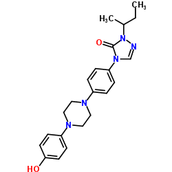 CAS:106461-41-0 2,4-dihydro-4-[4-[4-(4-hydroxylphenyl)piperazin-1-yl]phen-  yl]-2-(1-methylpropyl)-3H-1,2,4-triazol-3-one 第1张