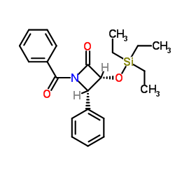 CAS: (3R,4S)-1-benzoyl-4-phenyl-3-triethylsilyloxyazetidin-2-one 第1张