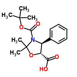 (4S,5R)-3-(tert-Butoxycarbonyl)-2,2-dimethyl-4-phenyloxazolidine-5-carboxylic Acid