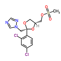 cis-2-(2,4-Dichlorophenyl)-2-(1H-1,2,4-triazol-1-ylmethyl)-1,3-dioxolan-4-ylmethyl methanesulphonate