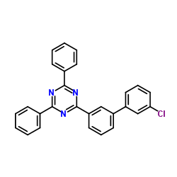 2-(3'-Chloro[1,1'-biphenyl]-3-yl)-4,6-diphenyl-1,3,5-triazine 第1张