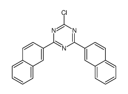 2-chloro-4,6-dinaphthalen-2-yl-1,3,5-triazine