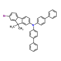 CAS:1028647-98-4 N,N-di([1,1'-biphenyl]-4-yl)-7-bromo-9,9-dimethyl-9H-fluoren-2-amine 第1张