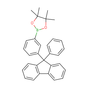 CAS:1260032-45-8 4,4,5,5-Tetramethyl-2-[3-(9-phenyl-9H-fluoren-9-yl)phenyl]-1,3,2-dioxaborolane 第1张