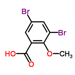 3,5-Dibromo-2-methoxybenzenecarboxylic acid