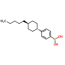 4-(Trans-4-pentylcyclohexyl) phenyl boronic acid