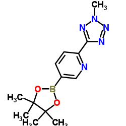2-(2-methyl-2H-tetrazol-5-yl)-5-(4,4,5,5-tetramethyl-1,3,2-dioxaborolan-2-yl)pyridine