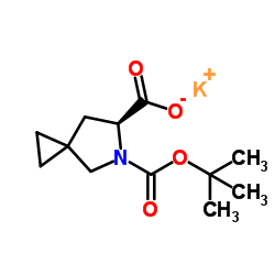 (6S)​-​5-​Azaspiro[2.4]​heptane-​5,​6-​dicarboxylic acid 5-​(1,​1-​dimethylethyl) ester potassium salt 第1张