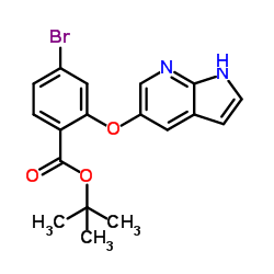 4-Bromo-2-(1H-pyrrolo[2,3-b]pyridin-5-yloxy)benzoic acid 1,1-dimethylethyl ester 第1张