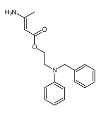 2-(N-benzylanilino)ethyl 3-aminobut-2-enoate
