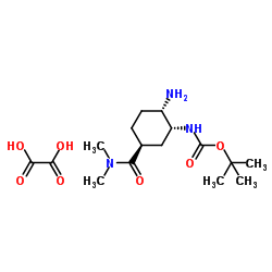 Tert-Butyl [(1R,2S,5S)-2-amino-5-[(dimethylamino)carbonyl]cyclohexyl]carbamate oxalate