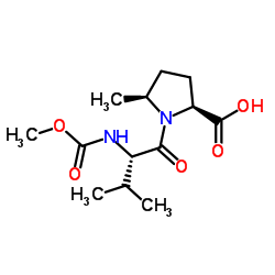  (2S,5S)-1-((S)-2-METHOXYCARBONYLAMINO)-3-METHYLBUTYRYL)-5-METHYLPYRROLIDINE-2-CARBOXYLIC ACIDpyrrolidine-2-carboxylic acid