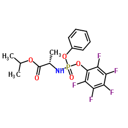 propan-2-yl (2S)-2-[[(2,3,4,5,6-pentafluorophenoxy)-phenoxyphosphoryl]amino]propanoate