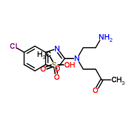 4-[(2-Aminoethyl)(5-chloro-2-benzoxazolyl)amino]-2-butanone methanesulfonate