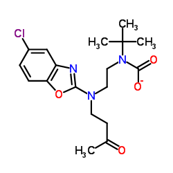  N-tert-butyl-N-[2-[(5-chloro-1,3-benzoxazol-2-yl)-(3-oxobutyl)amino]ethyl]carbamate