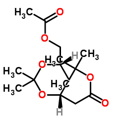 tert-Butyl (4R-cis)-6-[(acetyloxy)methyl]-2,2-dimethyl-1,3-dioxane-4-acetate
