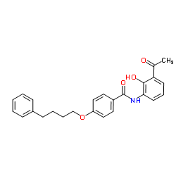 N-(3-acetyl-2-hydroxyphenyl)-4-(4-phenylbutoxy)benzamide