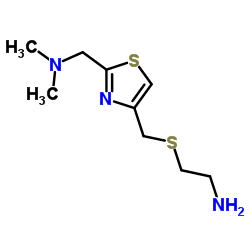  2-[[2-[(dimethylamino)methyl]-1,3-thiazol-4-yl]methylsulfanyl]ethanamine