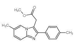 methyl 2-[6-methyl-2-(4-methylphenyl)imidazo[1,2-a]pyridin-3-yl]acetate 第1张