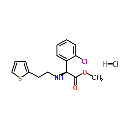 D-(+)-Methyl-alpha-(2-thienylethamino)(2-chlorophenyl)acetate hydrochloride 第1张