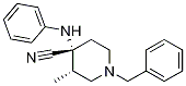 trans-(+)-3-Methyl-4-(phenylaMino)-1-(phenylMethyl)-4-piperidinecarbonitrile 第1张