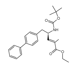 (R,E)-ethyl 5-([1,1'-biphenyl]-4-yl)-4-((tert-butoxycarbonyl)amino)-2-methylpent-2-enoate