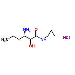 (3S)-3-Amino-N-cyclopropyl-2-hydroxyhexanamide hydrochloride