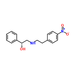 (1R)-2-[2-(4-nitrophenyl)ethylamino]-1-phenylethanol