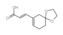 3-(1,4-dioxaspiro[4.5]dec-7-en-7-yl)prop-2-enoic acid