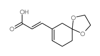 3-(1,4-dioxaspiro[4.5]dec-7-en-7-yl)prop-2-enoic acid 第1张