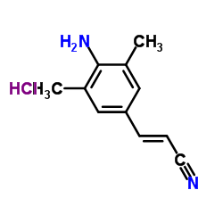 (E)-3-(4-Amino-3,5-dimethylphenyl)acrylonitrile hydrochloride 第1张