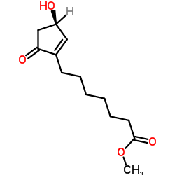 METHYL (R)-(+)-3-HYDROXY-5-OXO-1-CYCLOPENTENE-1-HEPTANOATE