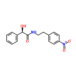 (2R)-2-Hydroxy-N-[2-(4-nitrophenyl)ethyl]-2-phenylacetamide 第1张