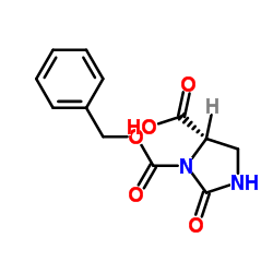 (4S)-2-oxo-3-phenylmethoxycarbonylimidazolidine-4-carboxylic acid