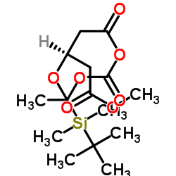 CAS:158275-79-7 Methyl (3R)-3-{[dimethyl(2-methyl-2-propanyl)silyl]oxy}-5-[(ethoxycarbonyl)oxy]-5-oxopentanoate 第1张