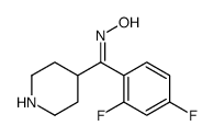 (NZ)-N-[(2,4-difluorophenyl)-piperidin-4-ylmethylidene]hydroxylamine