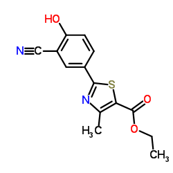 Ethyl 2-(3-cyano-4-hydroxyphenyl)-4-methylthiazole-5-carboxylate 第1张