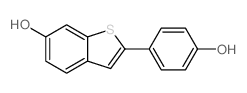2-(4-hydroxyphenyl)-1-benzothiophen-6-ol