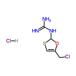 N-((4-Chloromethyl)-2-thiozolyl)guanidine hydrochloride