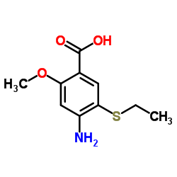 4-amino-5-ethylsulfanyl-2-methoxybenzoic acid